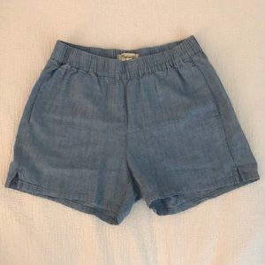 Madewell Chambray Shorts